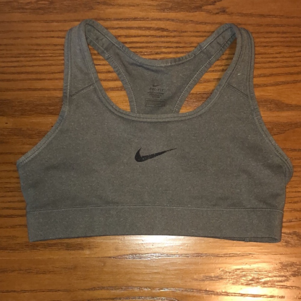 Grey Nike Sports Bra
